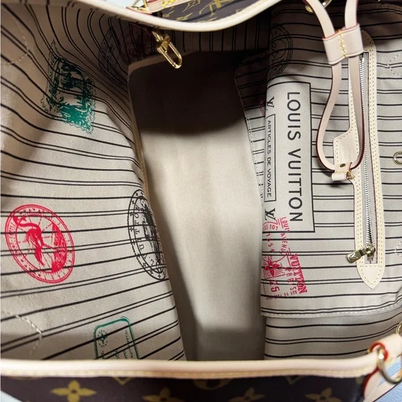 Louis Vuitton Neverfull GM Inside Out Monogram Brown Monogram Tote Bag - Picture 2 of 11